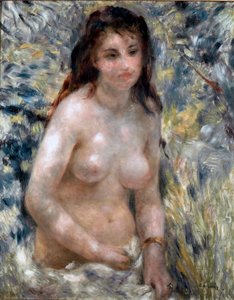 Tułów, efekt słońca autorstwa Pierre Auguste Renoir