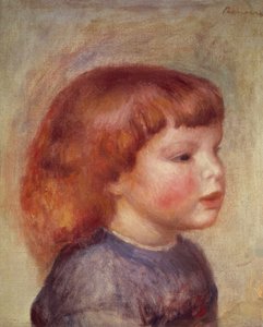 Głowa dziecka autorstwa Pierre Auguste Renoir