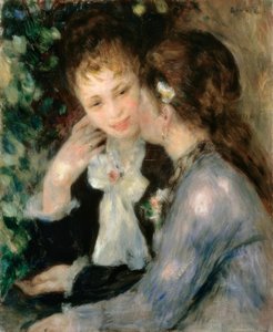 Poufne rozmowy autorstwa Pierre Auguste Renoir