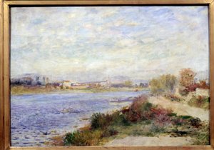 Widok na Sekwanę w Argenteuil Obraz Pierre Auguste Renoir (1841-1919) 1873 Nd. 0,46x0,65 m Paryż, musee d