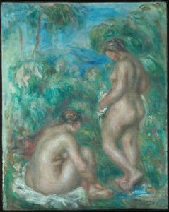 Kobieta w kąpieli autorstwa Pierre Auguste Renoir