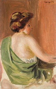 Kobieta z tyłu, autorstwa Pierre Auguste Renoir
