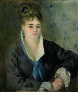 Kobieta w czerni autorstwa Pierre Auguste Renoir