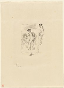 Kobieta z winoroślą, wariant 4 autorstwa Pierre Auguste Renoir