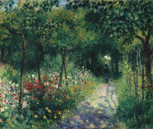 Kobiety w ogrodzie, 1873 autorstwa Pierre Auguste Renoir