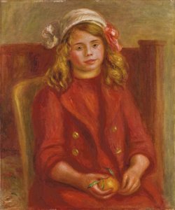 Młoda dziewczyna z pomarańczą; Filet z pomarańczy, 1911 autorstwa Pierre Auguste Renoir