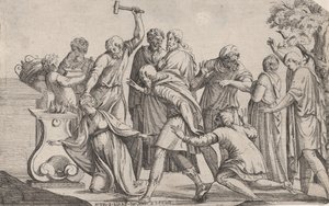 Ofiara Ifigenii, 1607-61. autorstwa Pierre Biard