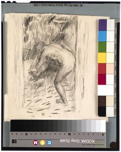 Po kąpieli, ok.1924 (grafit) autorstwa Pierre Bonnard