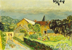 Popołudniowy krajobraz w sierpniu autorstwa Pierre Bonnard