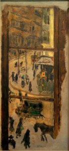 Przez okna autorstwa Pierre Bonnard