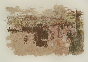Aleja w Bois de Boulogne, 198999 autorstwa Pierre Bonnard