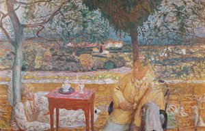 Rozmowa w Prowansji, ok. 1913-14 (olej na płótnie) autorstwa Pierre Bonnard