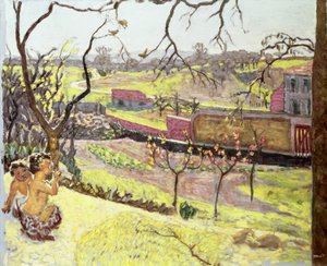 Wczesna wiosna (małe fauny), ok. 1909 autorstwa Pierre Bonnard