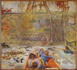 W łódce autorstwa Pierre Bonnard