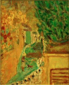 Klatka schodowa w Le Cannet (Treppe w Le Cannet) autorstwa Pierre Bonnard