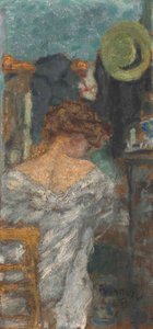 Siedząca kobieta, plecy autorstwa Pierre Bonnard