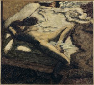 Kobieta drzemiąca na łóżku, czyli Indolente autorstwa Pierre Bonnard