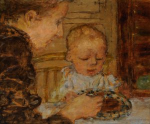 Babcia i Dziecko autorstwa Pierre Bonnard