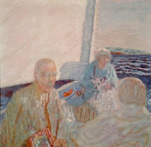W żaglówce autorstwa Pierre Bonnard