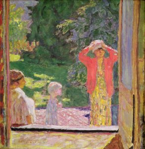 Przed oknem, 1918 autorstwa Pierre Bonnard
