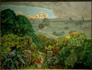 Burza w Vernouillet autorstwa Pierre Bonnard
