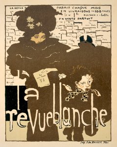 La Revue Blanche, plakat reklamujący pierwszy numer słynnego miesięcznika, 1894