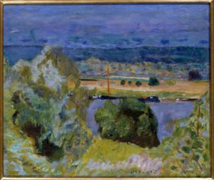 Sekwana w Vernon autorstwa Pierre Bonnard
