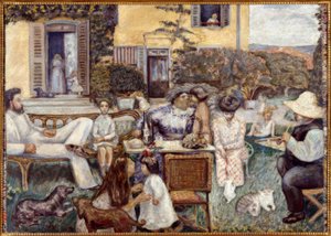 Burżuazyjne popołudnie autorstwa Pierre Bonnard