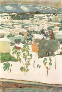 Le Cannet w śniegu, ok. 1927 (olej na płótnie) autorstwa Pierre Bonnard