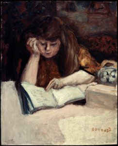 Rozkładana lampka do czytania autorstwa Pierre Bonnard