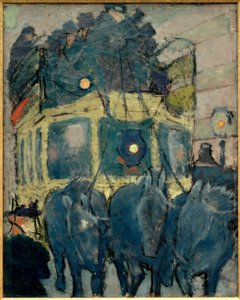Lomnibus „Panteon-Courcelles” autorstwa Pierre Bonnard