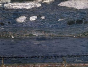 Morze Śródziemne – 1941/44 – 48,3 × 63,2 cm – gwasz i ołówek na papierze autorstwa Pierre Bonnard