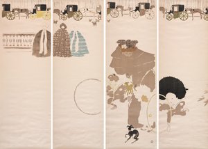 Promenada Pielęgniarek, Fryz Powozów autorstwa Pierre Bonnard