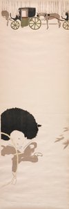 Promenada Pielęgniarek, Fryz Powozów, 1895. autorstwa Pierre Bonnard