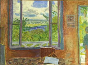 Otwarte okno w kierunku Sekwany Vernon , c. 1911. autorstwa Pierre Bonnard