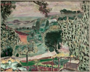 Krajobraz Cannet autorstwa Pierre Bonnard