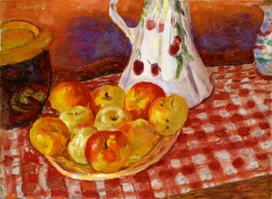 Czerwone i żółte jabłka autorstwa Pierre Bonnard