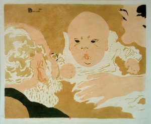 Scena rodzinna autorstwa Pierre Bonnard
