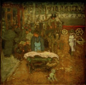 Na Bulwarze autorstwa Pierre Bonnard