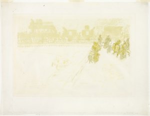 Most, z niektórych aspektów życia w Paryżu autorstwa Pierre Bonnard