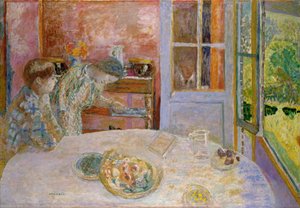 Jadalnia, Vernonnet autorstwa Pierre Bonnard