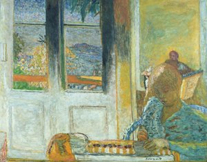 Francuskie okna, czyli Poranek w Le Cannet, 1933 autorstwa Pierre Bonnard