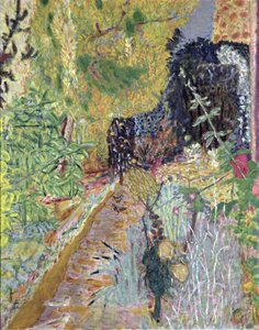 Ogród, ok. 1936 (olej na płótnie) autorstwa Pierre Bonnard