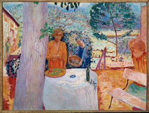 Taras w Vernon (obraz na płótnie) autorstwa Pierre Bonnard