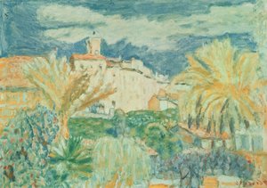 Widok Le Cannet, 1920 autorstwa Pierre Bonnard