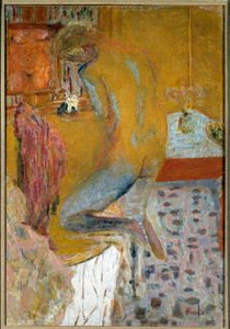 Kobieta ma toaletę autorstwa Pierre Bonnard
