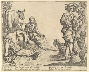 Dudziarz, 1610-50. autorstwa Pierre Brebiette
