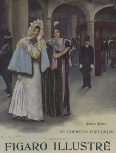 Dzień prenumeraty w Comedie-Francaise. Okładka Le Figaro Illustre, czerwiec 1897