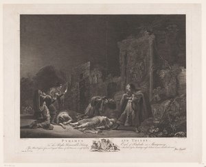 Piramus i Thisbea Pyramus i Thisbe (tytuł na obiekcie) Główne obrazy Anglii (tytuł serii) The Most Capital Paintings in England (tytuł serii)