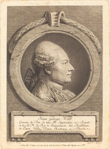 Jean George Wille autorstwa Pierre Charles Ingouf after Pierre Alexandre Wille